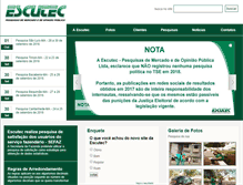 Tablet Screenshot of escutec.com